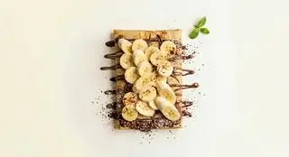 Hình ảnh Bánh crepe chuối - Banana crepe