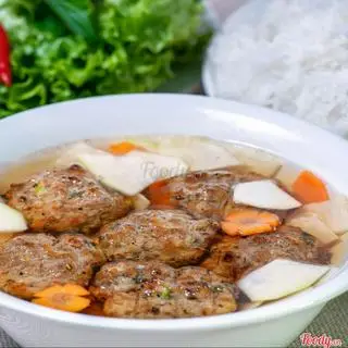 Hình ảnh Bún chả chả viên suất vừa