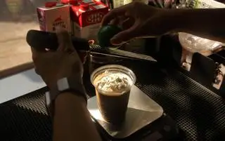 Hình ảnh Cafe vỏ chanh mặn