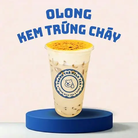 Hình ảnh Trà Sữa Olong Kem Trứng Cháy