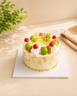 Hình ảnh Bánh kem bắp mix trái cây