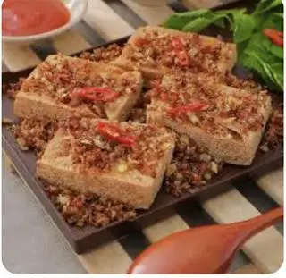Hình ảnh đậu hủ chiên muối sả/1miếng