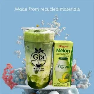 Hình ảnh Matcha Latte Dưa Lưới