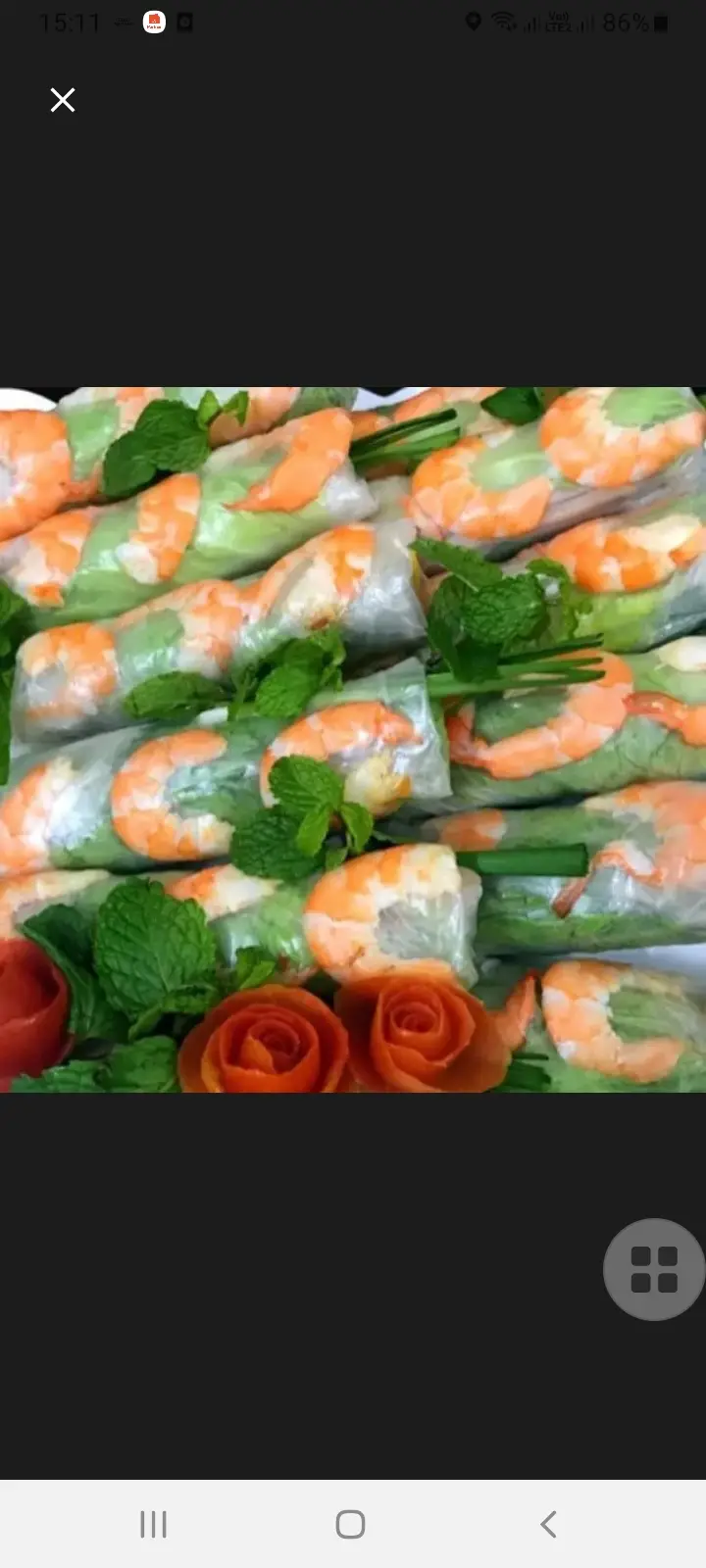 Hình ảnh combo- 10 gỏi cuốn - tôm