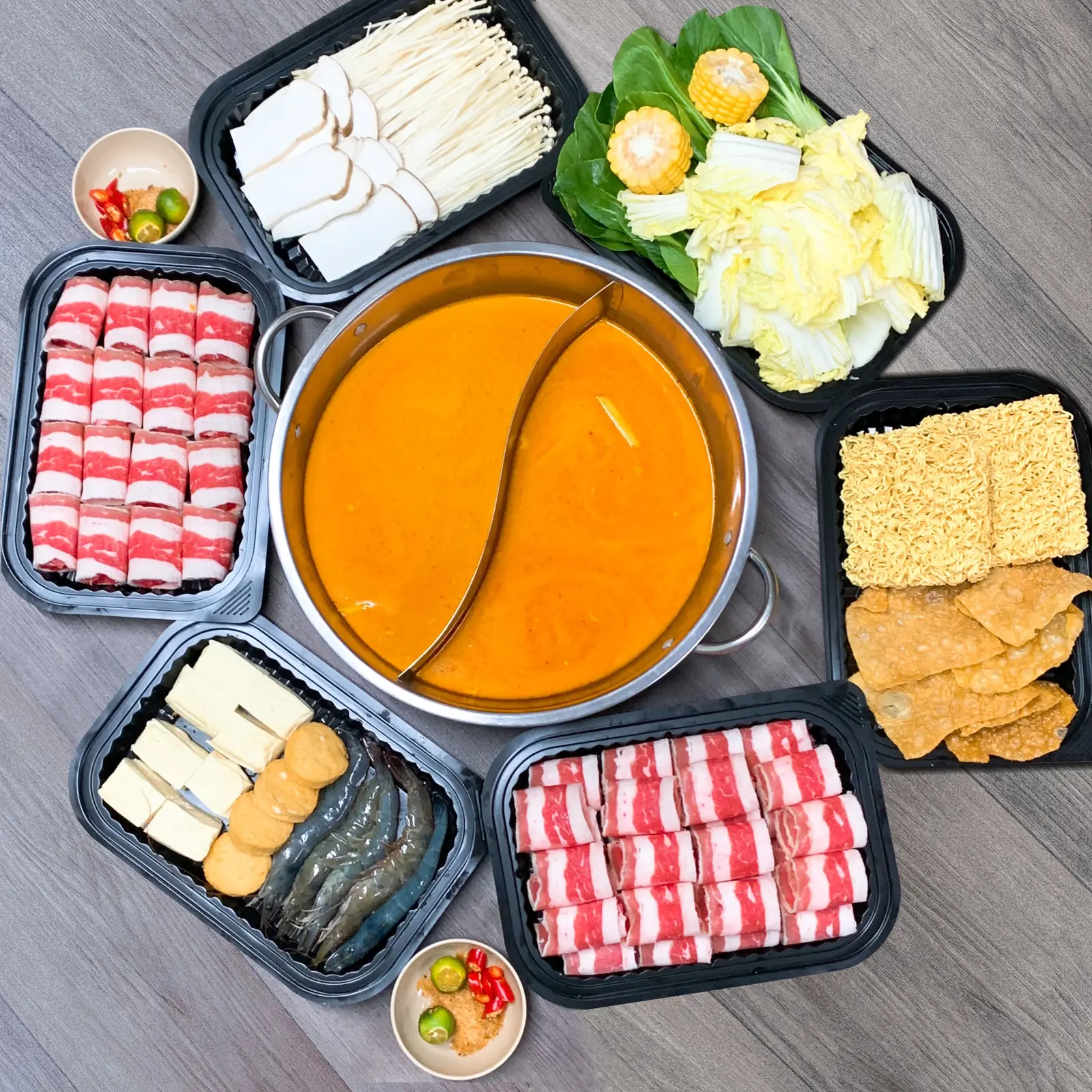 Hình ảnh Lẩu Thái Bò Mỹ - Tôm - Đậu Hũ Phô Mai
