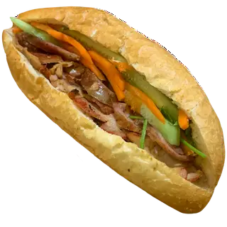 Hình ảnh BÁNH MÌ PATE XÁ XÍU RUỐC