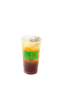 Hình ảnh Trà dưa lưới hạt chia trân châu trắng