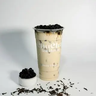 Hình ảnh Trà Sữa Đậu Đỏ Trân Châu Trắng / Red Bean Bubble Milk Tea
