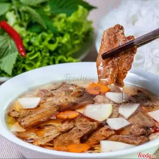 Hình ảnh Bún chả thịt nướng suất vừa