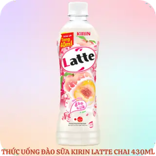 Hình ảnh Thức uống KIRIN LATTE đào chai 430ml
