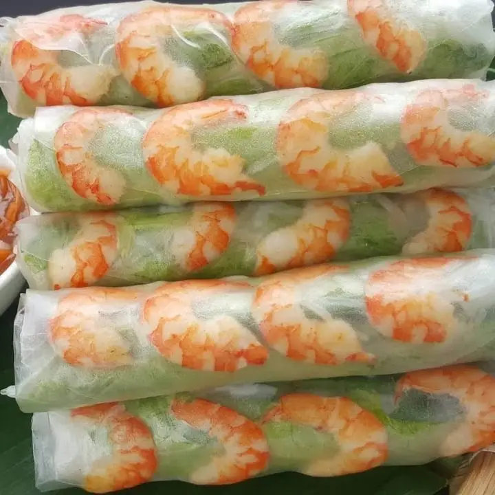 Hình ảnh Gỏi Cuốn Tôm, kèm nước chấm nhà làm siêu ngon