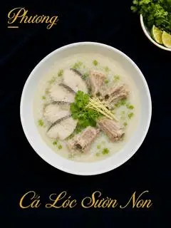 Hình ảnh CHÁO CÁ LÓC SƯỜN NON
