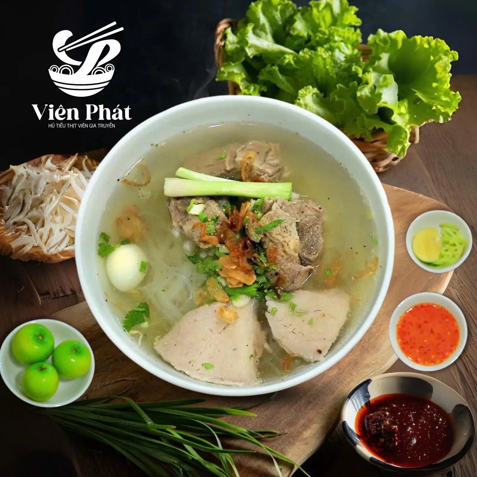 Hình ảnh Hủ tiếu sườn non (Nước/Khô)