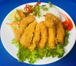 Hình ảnh Cơm thăn heo chiên xù Nhật ( Katsu )