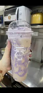 Hình ảnh trà sữa khoai môn tươi