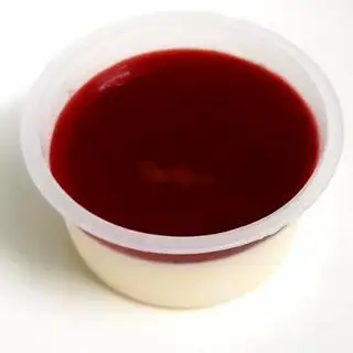 Hình ảnh Panna cotta vị dâu