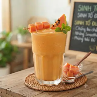 Hình ảnh S8. Sinh tố Đu đủ - Pawpaw Smoothie