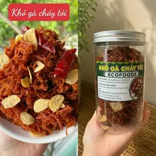 Hình ảnh  Khô gà cháy tỏi
