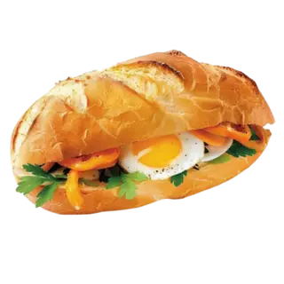 Hình ảnh Bánh Mì Trứng ốp la (2 trứng)