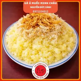 Hình ảnh Xôi  chà  bông gà - hành phi