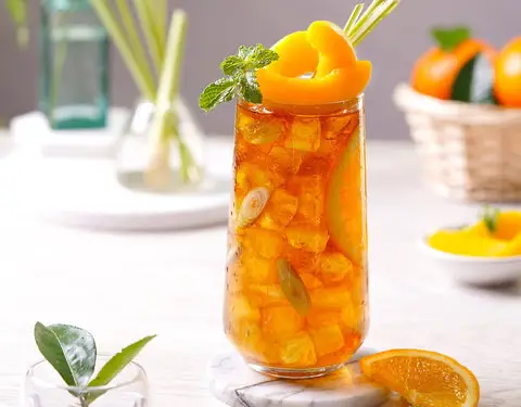 Hình ảnh Trà Đào Cam Sả