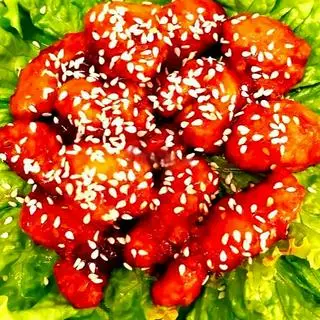 Hình ảnh Gà viên sốt Hàn cay