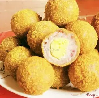 Hình ảnh 6 viên khoai môn lệ phố nhân phô mai