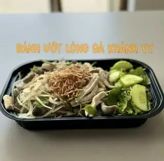 Hình ảnh Bánh ướt lòng - gà xé