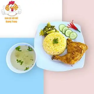 Hình ảnh Cơm chiên gà góc tư