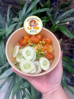 Hình ảnh mì trộn tôm viên