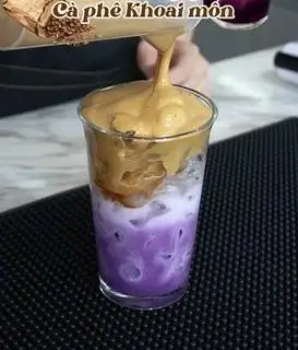 Hình ảnh Cafe khoai môn sữa gấu