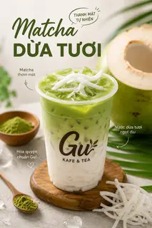 Hình ảnh Matcha dừa tươi 