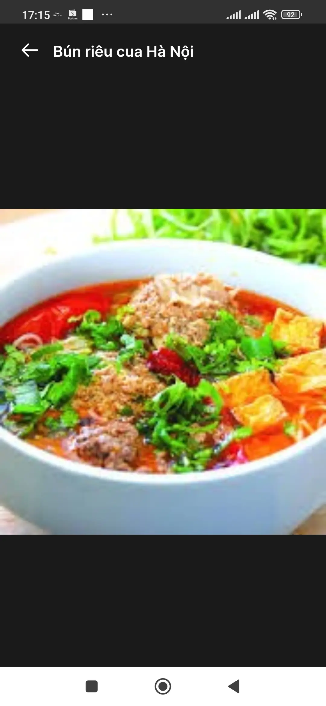 Hình ảnh Bún riêu tự chọn toping 