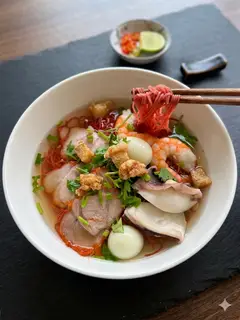 Hình ảnh Bún gạo lứt hải sản