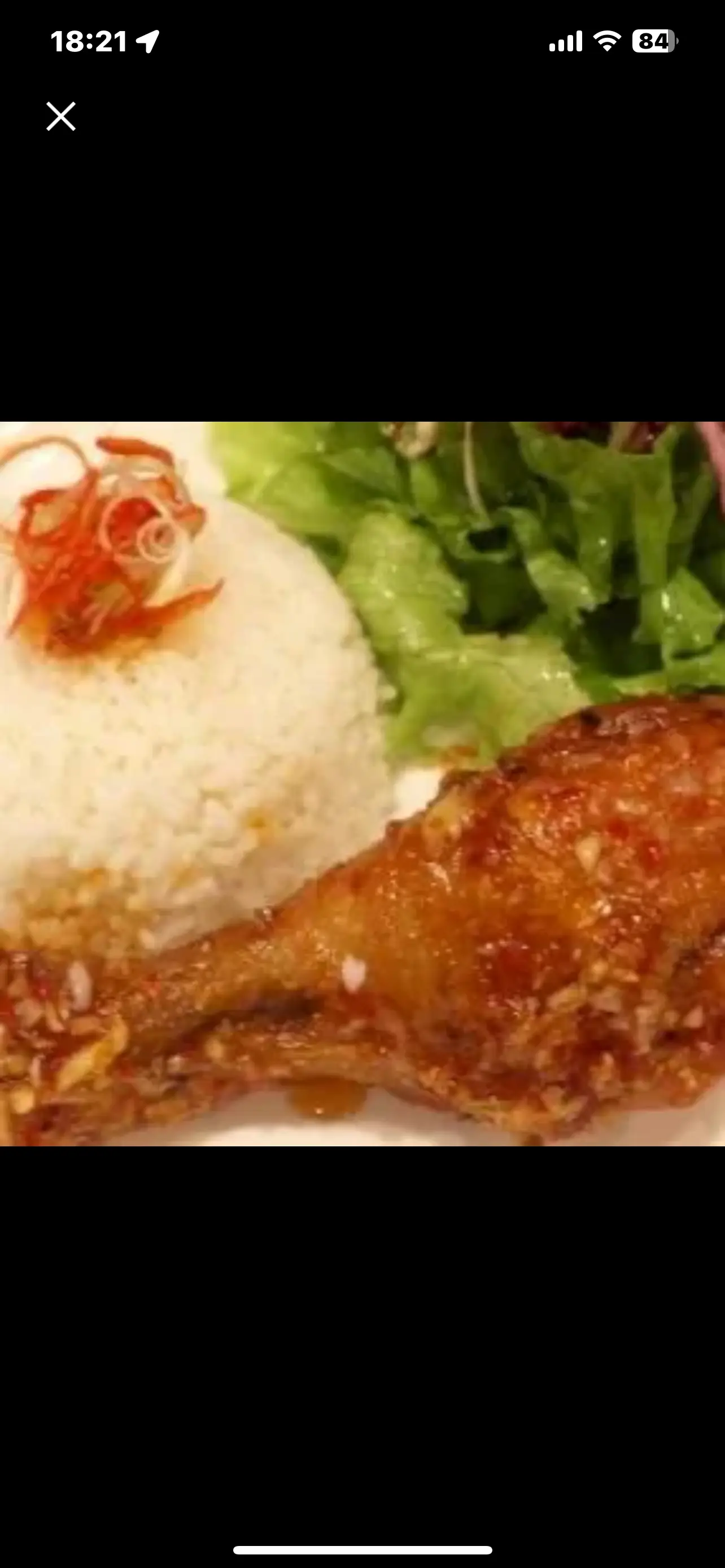 Hình ảnh Cơm gà chiên mắm