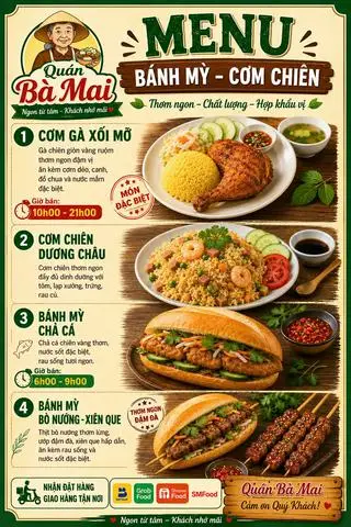 Hình ảnh CƠM CHIÊN DƯƠNG CHÂU + SÚP ( CHAI NƯỚC SÂM NHÀ NẤU CHỊ MAI )