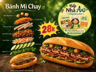 Hình ảnh Bánh mì chay