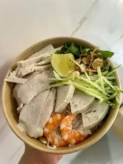 Hình ảnh Combo no nê( Bún và 3trái cây)