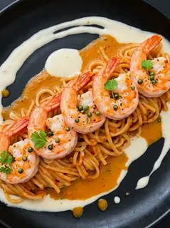 Hình ảnh Mì Ý kem tôm phô mai 