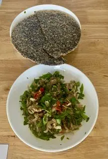 Hình ảnh tre trộn bánh đa