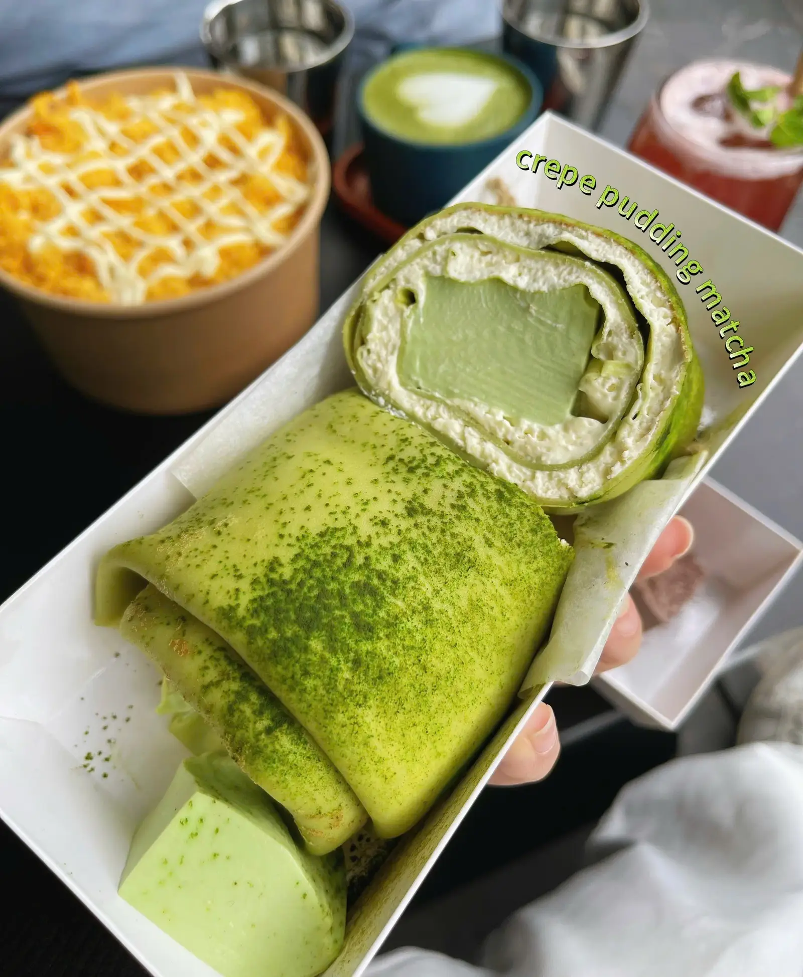 Hình ảnh Crepe Pudding Matcha