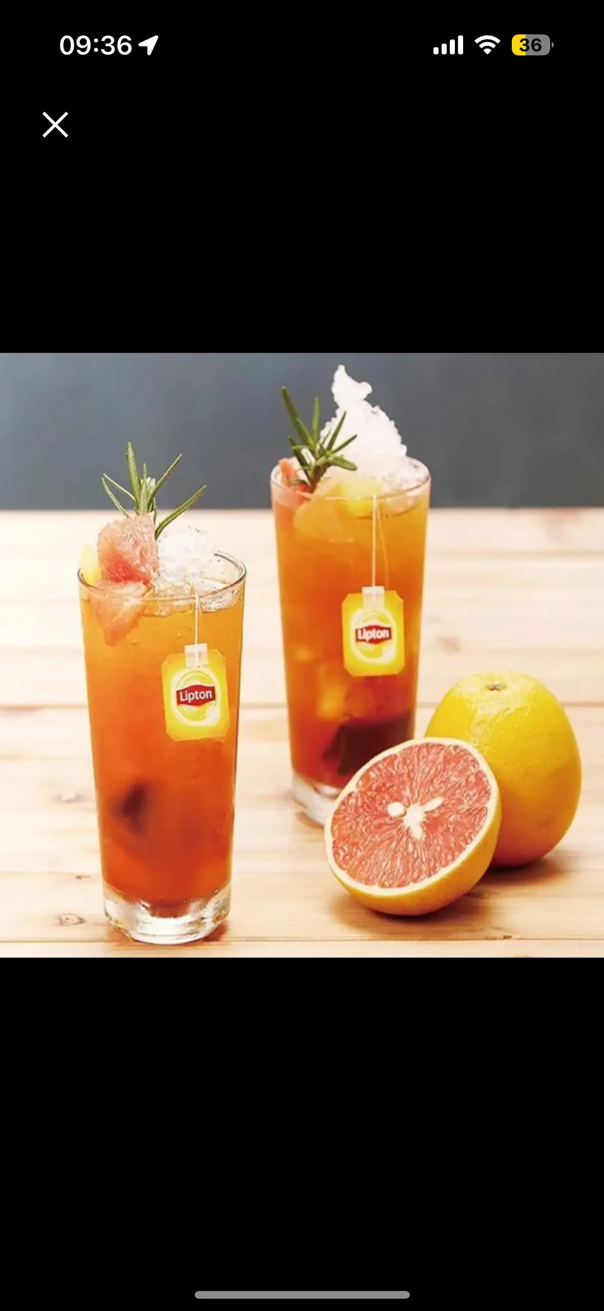 Hình ảnh Lipton cam 