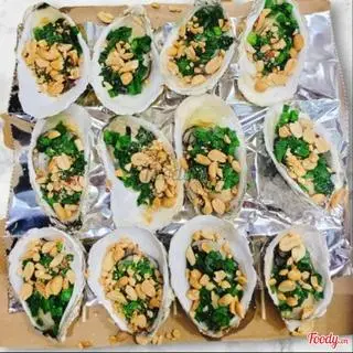 Hình ảnh Hàu sữa nướng mỡ hành 10 con