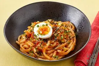 Hình ảnh Mì Udon sốt SA TẾ THỊT BẰM no nê