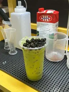 Hình ảnh Trà sữa thái xanh
