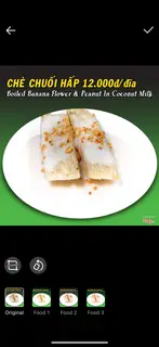 Hình ảnh Chè chuối hấp