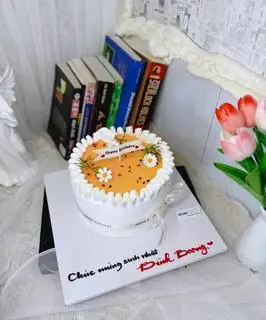 Hình ảnh Bánh kem sang trọng nam nữ đơn giản