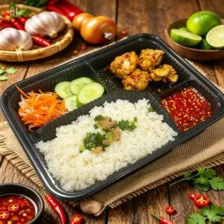 Hình ảnh Cơm Gà Xào Sả Ớt