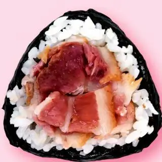 Hình ảnh Onigiri heo xông khói
