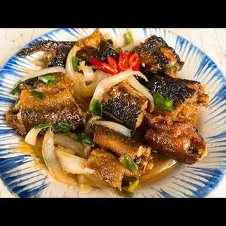 Hình ảnh lươn chiên nước mắm 